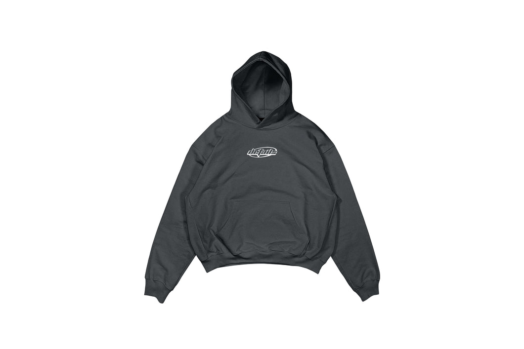 DETAILS 3D PUFF PRINT HOODIE - DARK GRAY