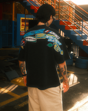 Load image into Gallery viewer, MULTI-SPONSORS TEE [BLACK]
