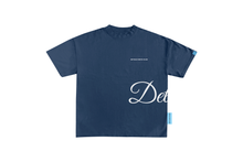 Load image into Gallery viewer, 3D SCRIP TEE - NAVY BLUE
