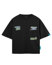 Load image into Gallery viewer, MULTI-SPONSORS TEE [BLACK]
