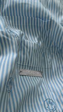 Load image into Gallery viewer, STRIPED SIGNATURE SHIRT [White/Blue]
