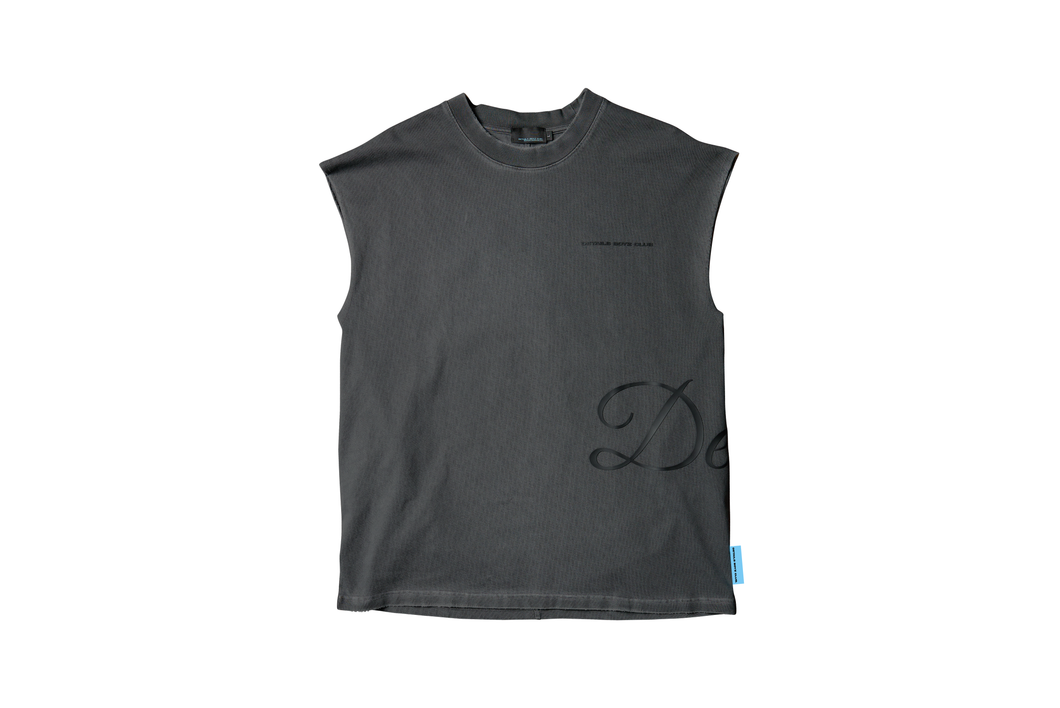 3D SCRIP TANK TOP - VINTAGE BLACK