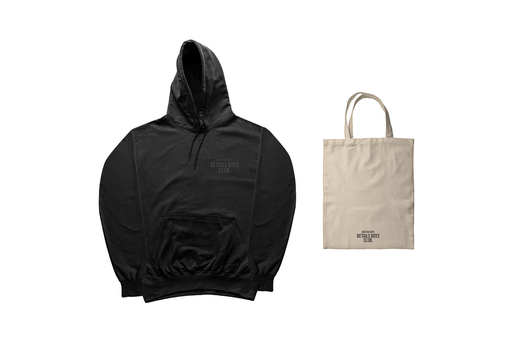 CREATIVE DEPT. MEMBER HOODIE - BLACK