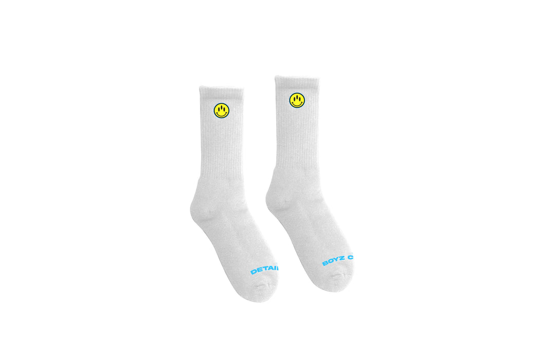 SMILEY SOCKS - WHITE