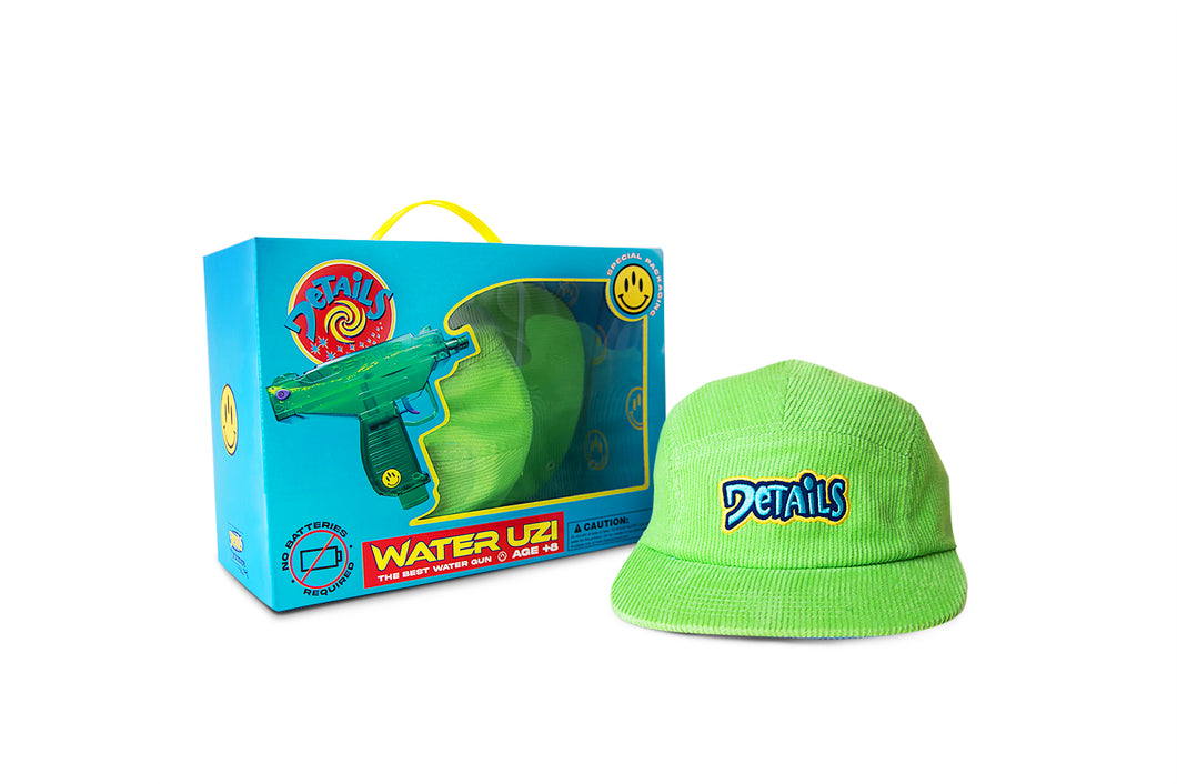WATER UZI CAP - SPECIAL TOY PACKAGING + FREE SCRATCH TICKET